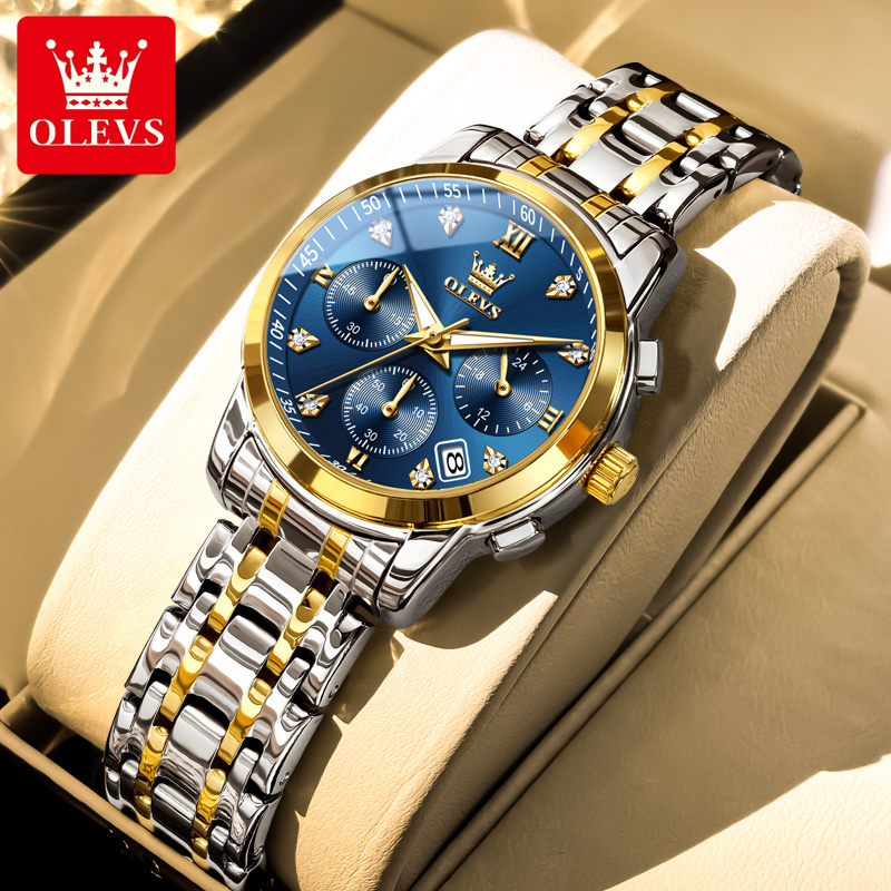 Jewelry Diamond Watches - OLEVS женские часы Элитный бренд кварцевые