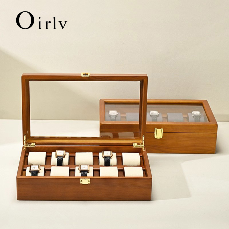 Jewelry Type Watches - Oirlv 10-сетка, коробка для часов, деревянная