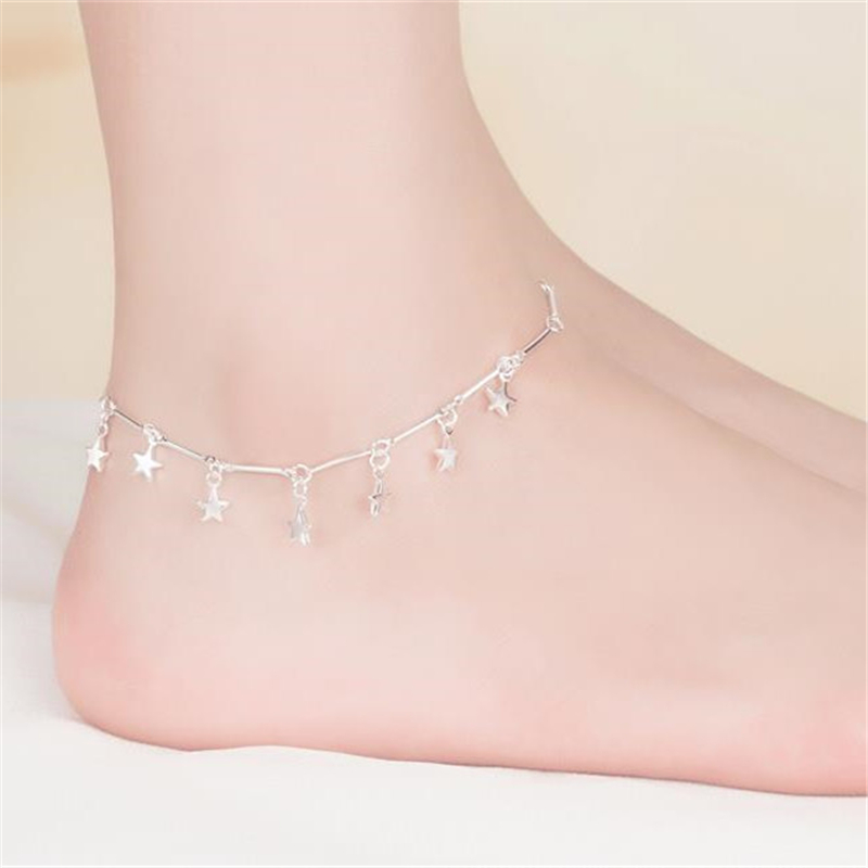 Anklet Foot Chain - Женский браслет на ногу из серебра