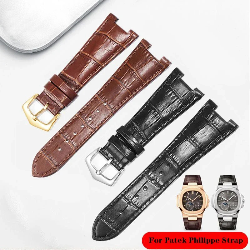 Patek Philippe Watch Nautilus - Ремешок из натуральной кожи для часов