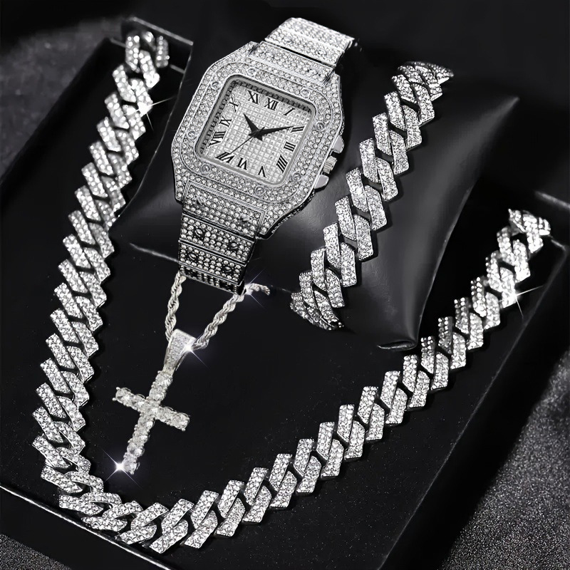 Jewelry Type Watches - Набор из 4 предметов: модные мужские