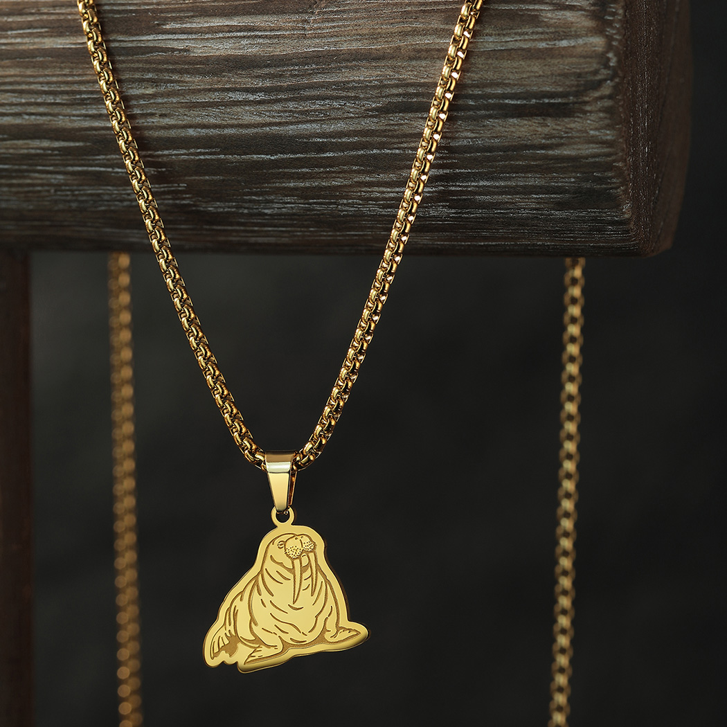 Pacific Jewelry & Watches Los Angeles - Ожерелье Kinitial Chubby Pacific Walrus для
