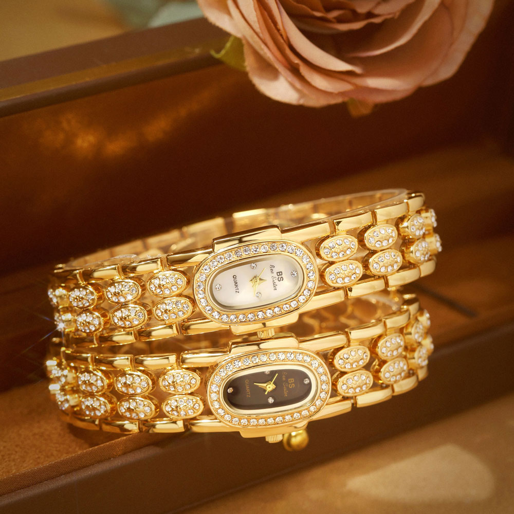 Модные часы, золотой браслет,  – обзор и цена Jewelry Diamond Watches