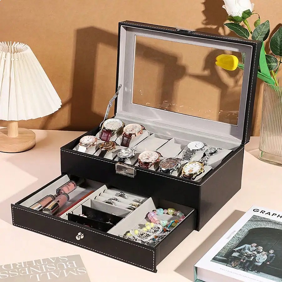 Коробка для часов с 12 отделен – обзор и цена Jewelry With Watches