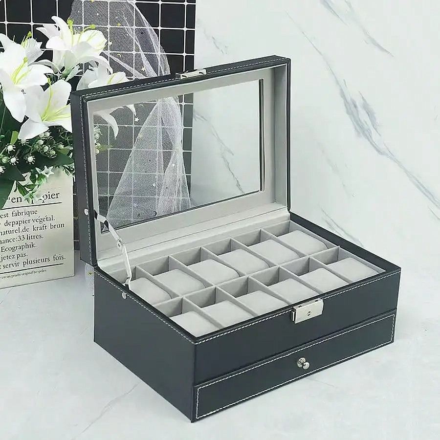 Коробка для часов с 12 отделен – обзор и цена Jewelry With Watches