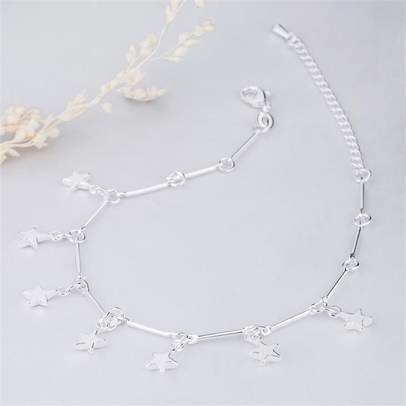 Женский браслет на ногу из сер – обзор и цена Anklet Foot Chain