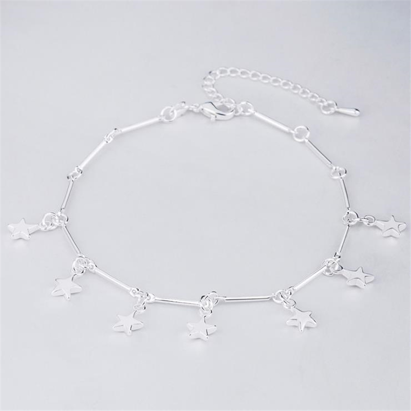 Женский браслет на ногу из сер – обзор и цена Anklet Foot Chain