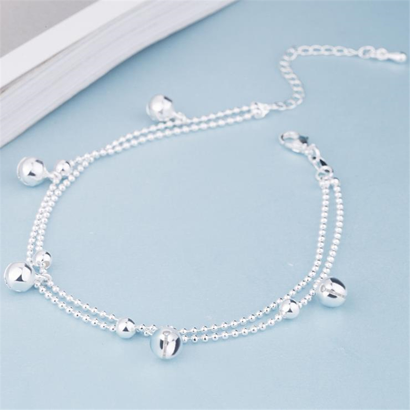 Ножной браслет женский из сере – обзор и цена Anklet Foot Chain