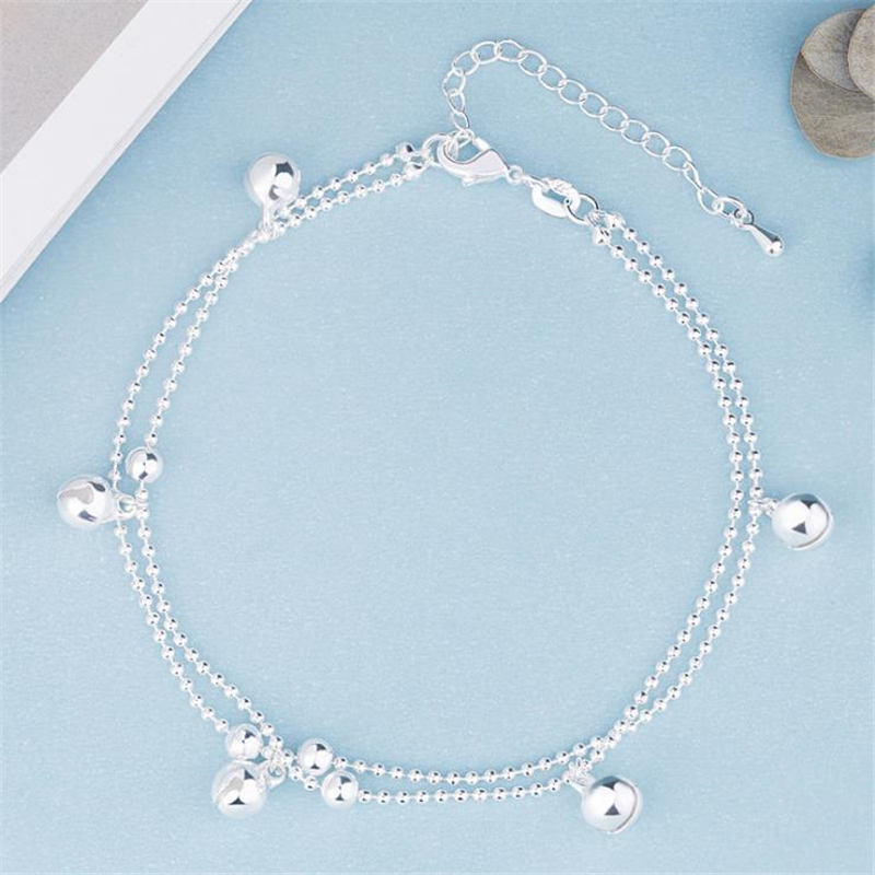 Ножной браслет женский из сере – обзор и цена Anklet Foot Chain