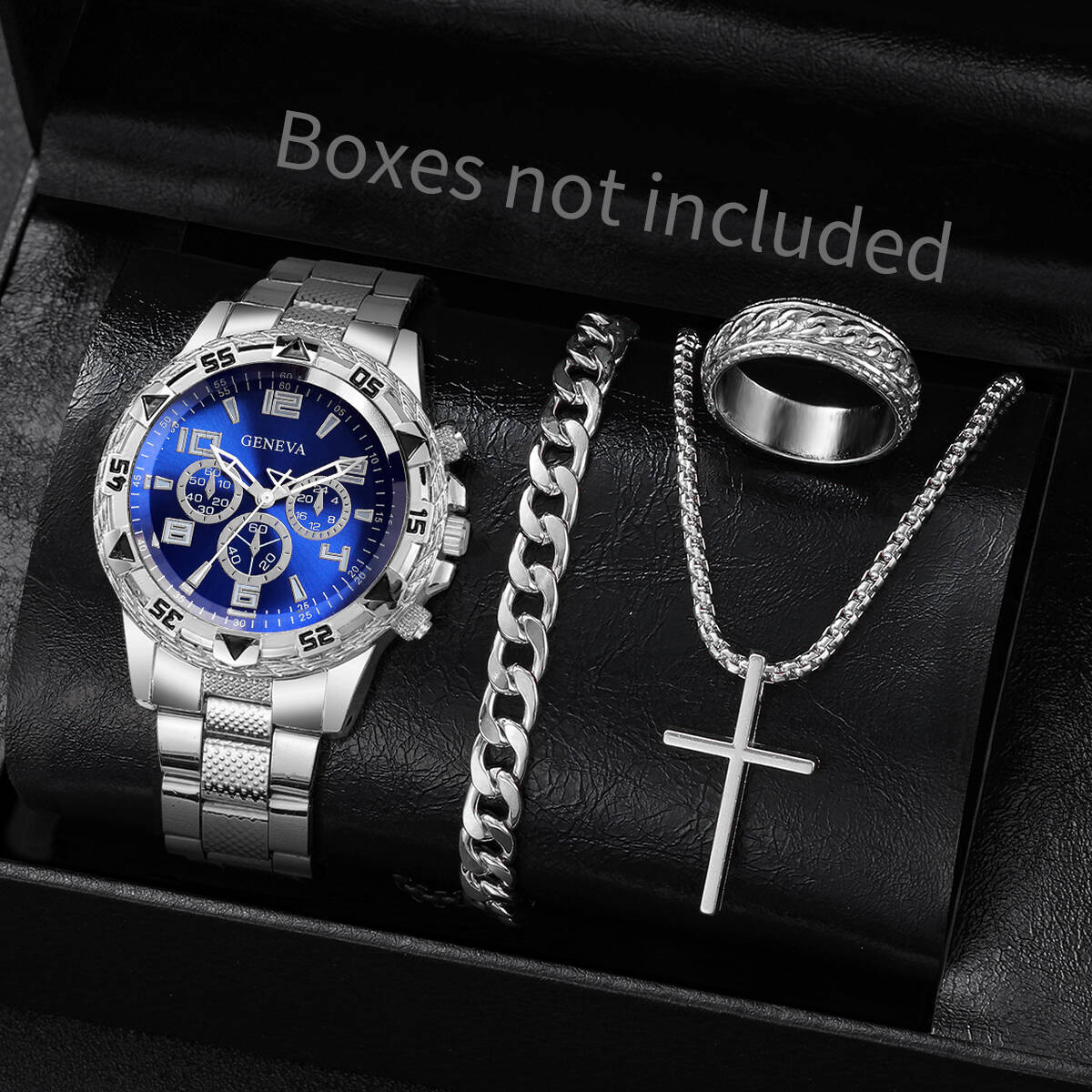 4 шт./компл. Модные мужские де – обзор и цена Jewelry Type Watches