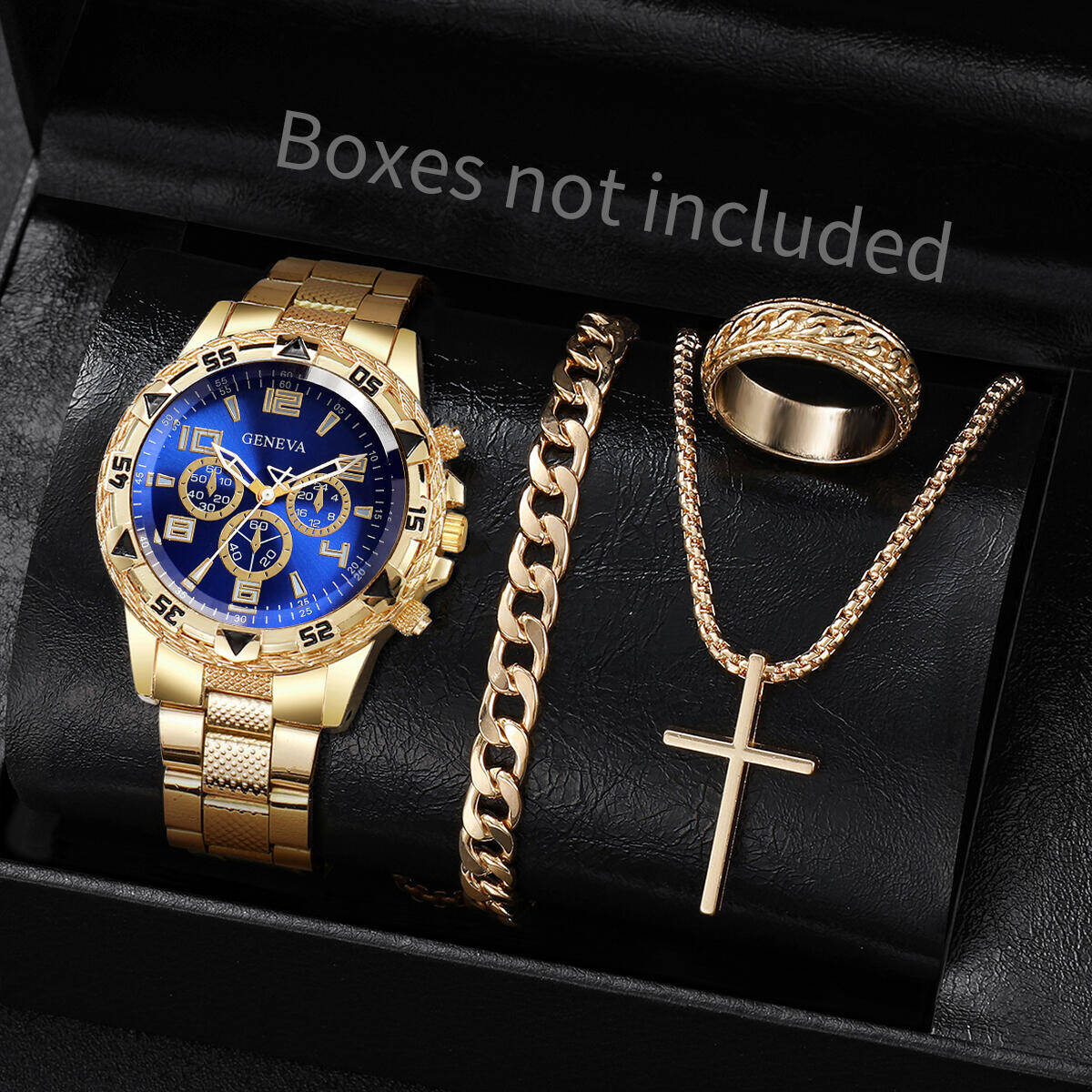4 шт./компл. Модные мужские де – обзор и цена Jewelry Type Watches