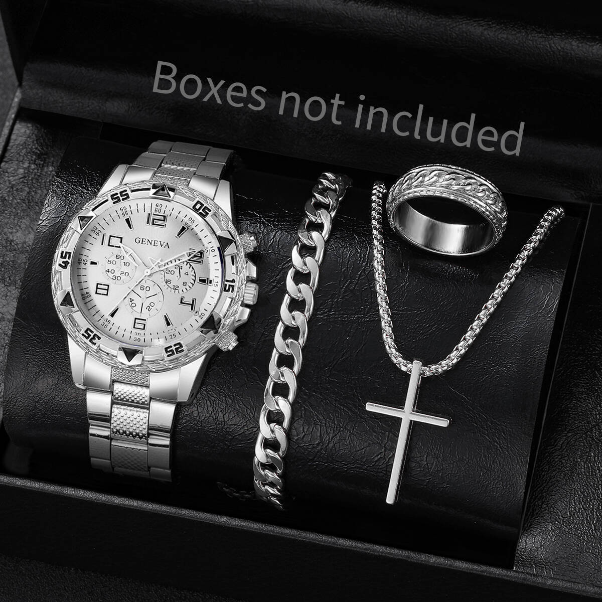 4 шт./компл. Модные мужские де – обзор и цена Jewelry Type Watches